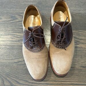 Cole Haan / Tan Suede + Brown Leather Shoes